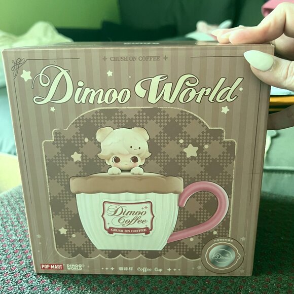 DIMOO WORLD Coffee Cup POP MART New In Box Authentic - Picture 4 of 10